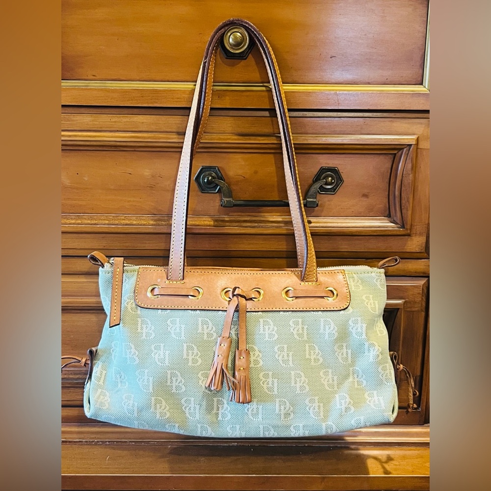 Dooney & Bourke Tassel Signature Shoulder Bag
